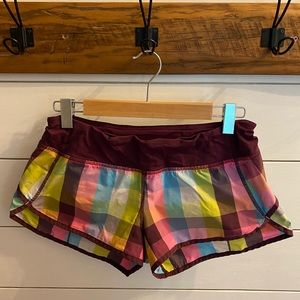 Lululemon Speed Shorts Size 8